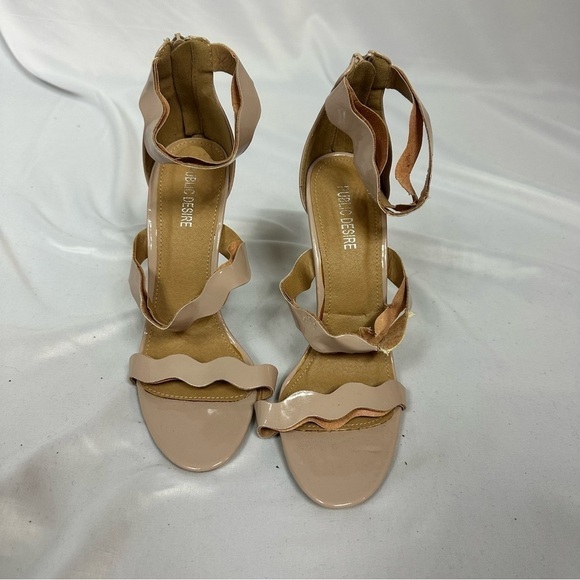 PUBLIC Desire Nude Heels in Size UK 5 - Picture 1 of 6